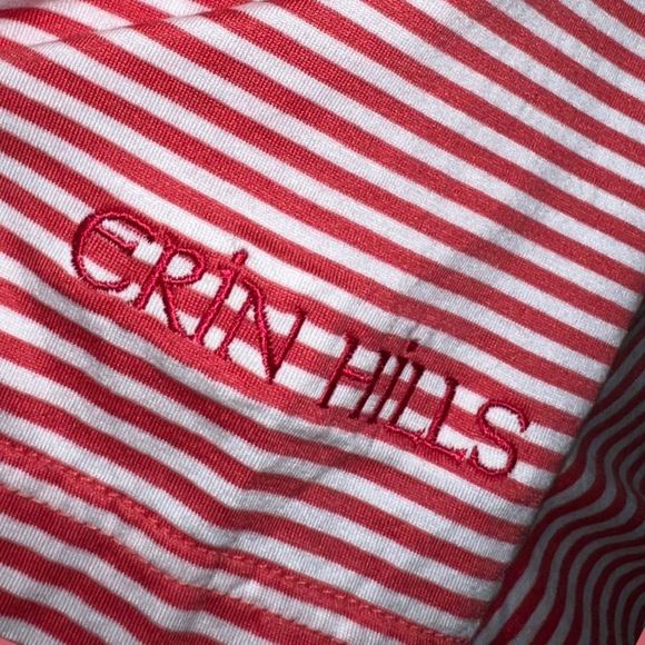 Peter Millar Erin Hills Red Stripe Golf Polo Size Large - Picture 4 of 5